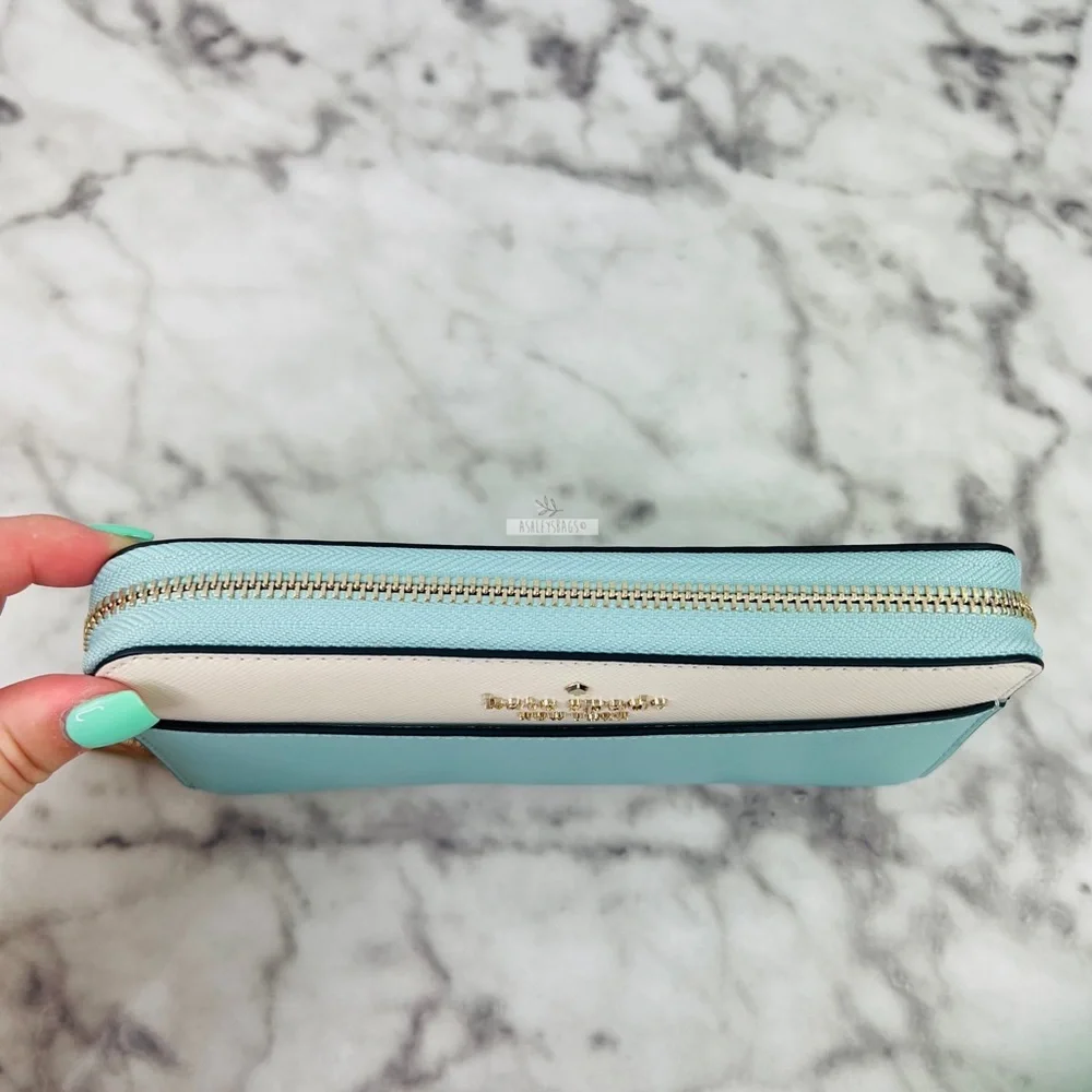 Kate Spade Staci Colorblock Large Continental Wallet In Poolside Multi - Picture 2 of 6